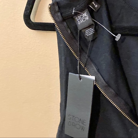 STONE ROW black + screen print bodysuit NWT - Picture 4 of 4